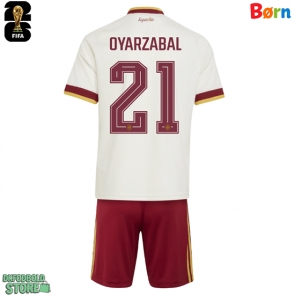 Spanien Mikel Oyarzabal #21 Replika Babytøj Udebanesæt Børn VM 2026 Kortærmet (+ Korte bukser)